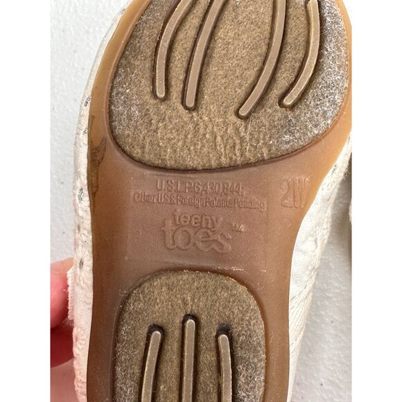 Set Of 3 Baby Girl Shoes Size 2 By Koala Baby & Carters Glitter & Bow Details - Picture 10 of 11